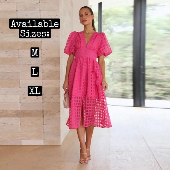 NIP-Tara Midi Dress - Picture 1 of 10